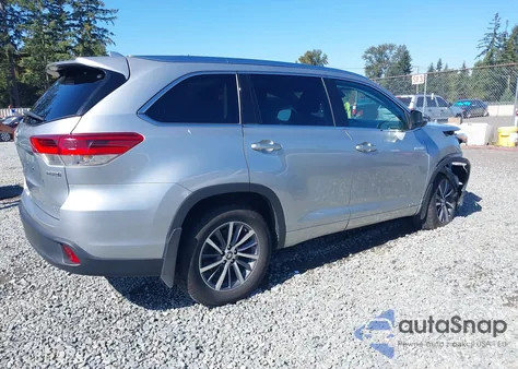 2018 Toyota Highlander Hybrid Xle from USA, damaged, VIN 5TDJGRFH4JS043904